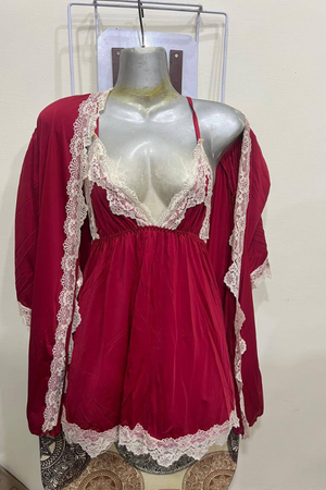 2-Piece Nightwear Set with Gown